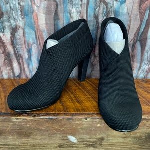 Unite Nude Black Knit Booties- Size 39